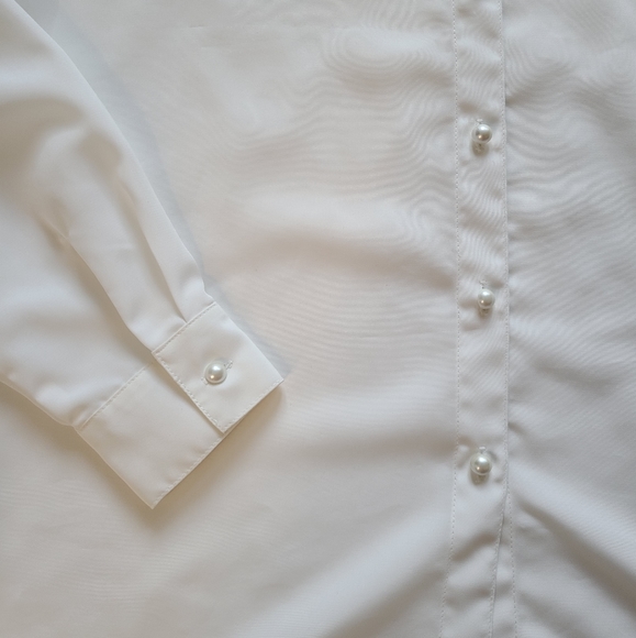 Vintage embroidered flowy shirt - Picture 4 of 6